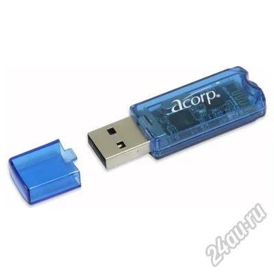 Лот: 5658758. Фото: 1. Адаптер Bluetooth USB Acorp WBD2-A2... Платы расширения, контроллеры, доп. порты