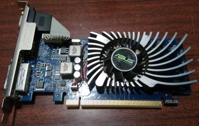 Лот: 16401665. Фото: 1. Видеокарта ASUS GeForce GT610... Видеокарты