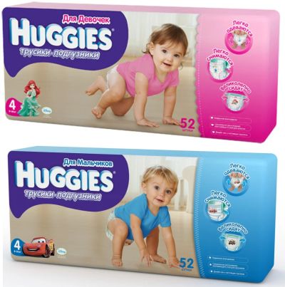 Лот: 7629000. Фото: 1. Трусики Huggies® д/м - 4 (9-14... Детская гигиена