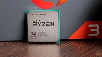 Лот: 20028715. Фото: 1. Процессор AMD Ryzen 3 2200g AM4... Процессоры