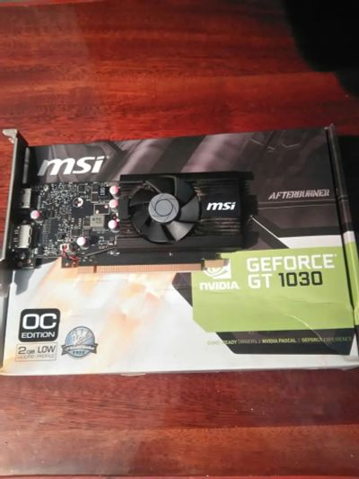Лот: 20369456. Фото: 1. Видеокарта MSI GeForce GT1030... Видеокарты