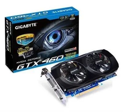 Лот: 9799374. Фото: 1. Видеокарта Gigabyte GV-N460OC-768I... Видеокарты