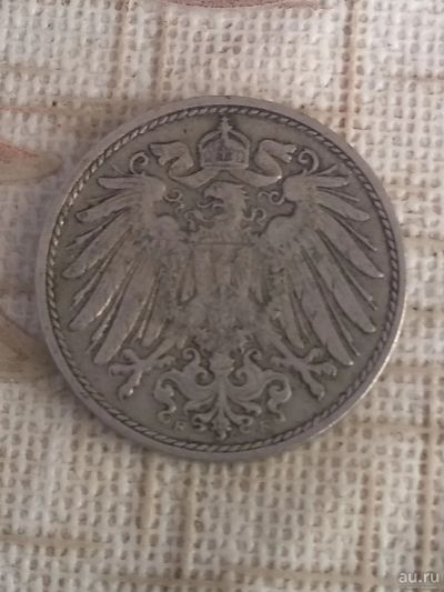 Лот: 16687857. Фото: 1. Германия 10 пфеннигов, 1913 Отметка... Германия и Австрия