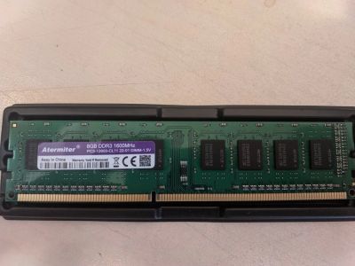 Лот: 19111422. Фото: 1. atermiter ddr3 8GB 1600 (для intel... Оперативная память