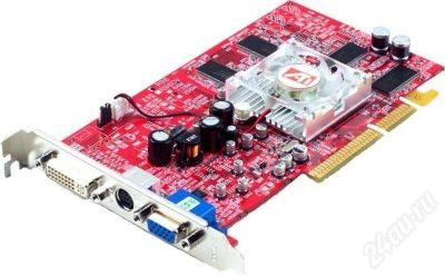 Лот: 279768. Фото: 1. AGP ATI RADEON 9600 PRO 256MB... Видеокарты