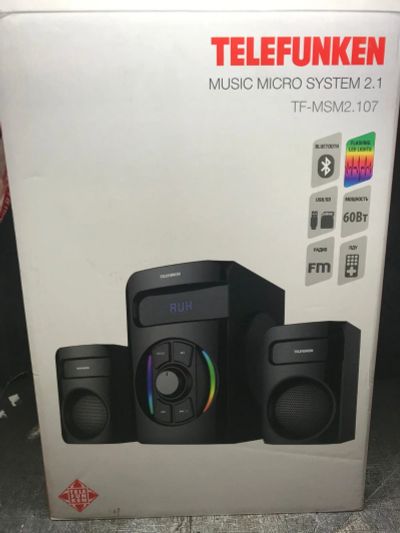 Лот: 17795895. Фото: 1. Колонки 2.1 telefunken tf-msm2... Красноярск