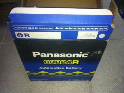 Лот: 787553. Фото: 1. Аккумулятор Panasonic 60B24R для... Электрооборудование