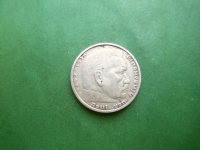 Лот: 25732555. Фото: 1. Германия.Третий Рейх 5 марок 1936... Германия и Австрия