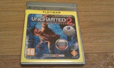 Лот: 1115383. Фото: 1. Uncharted 2 полностью на русском... Игры для консолей
