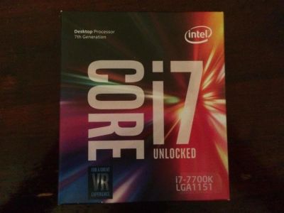 Лот: 9649178. Фото: 1. KabyLake Intel core i7 7700k 4... Процессоры