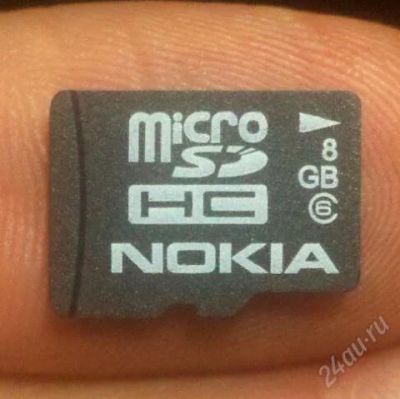 Лот: 1060183. Фото: 1. microSD 8GB, Class 6. Карты памяти