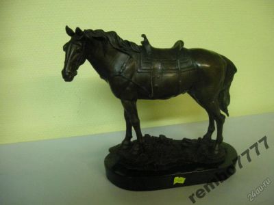 Лот: 5823738. Фото: 1. лошадь.конь.бронза.европа.27см... Скульптуры