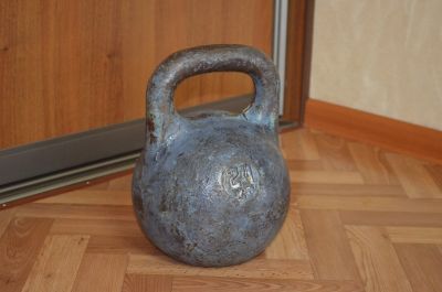 Лот: 22599835. Фото: 1. Гиря 24кг. Гири
