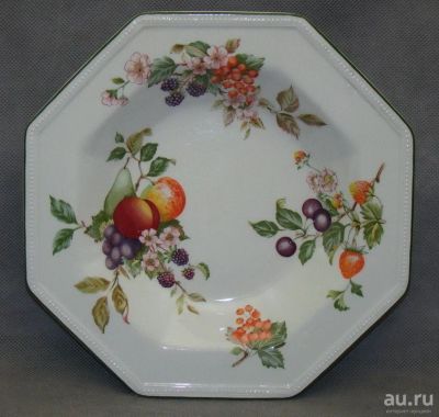 Лот: 15507399. Фото: 1. Staffordshire ваза-тарелка старинная... Фарфор, керамика