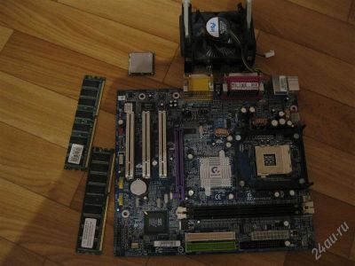 Лот: 1704480. Фото: 1. материнская плата gigabyte ga-8s650gxm... Материнские платы
