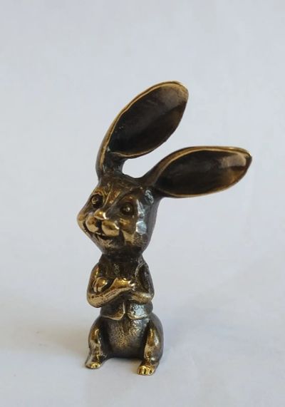 Лот: 19628704. Фото: 1. Заяц ушастик - сувенирная фигурка... Фигурки, статуэтки