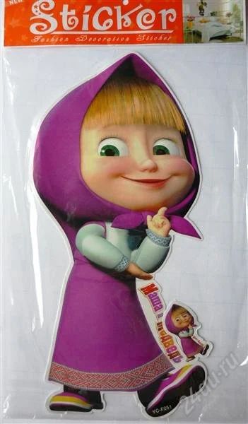 Лот: 2317239. Фото: 1. наклейка для декора "маша" новая... Другое (игрушки)