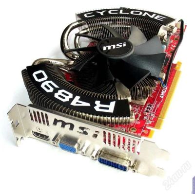 Лот: 2942960. Фото: 1. с рубля!Видеокарта ATI MSI HD... Видеокарты