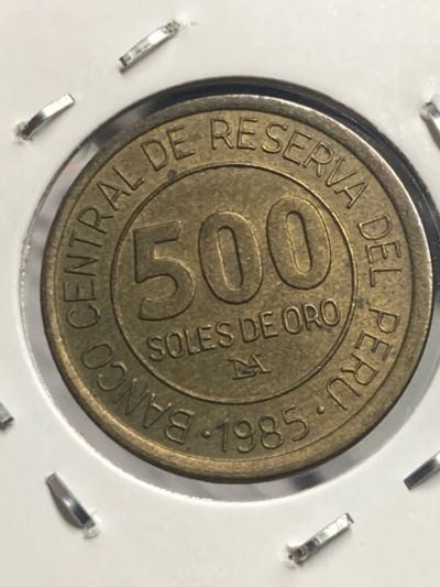 Лот: 19484825. Фото: 1. Перу 500 солей, 1985. Америка