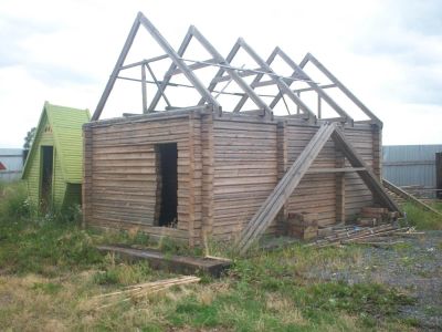 Лот: 4307630. Фото: 1. брусовой сруб бани 3,5 * 6м. Срубы, бани, дома