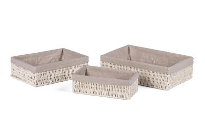 Лот: 25568891. Фото: 1. Корзина для хранения 3 шт. Storage. Корзины, контейнеры