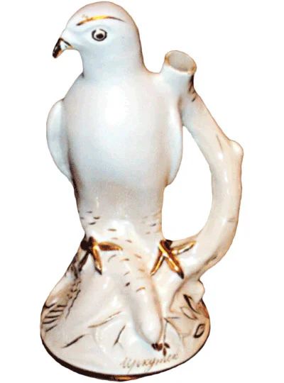 Лот: 6415717. Фото: 1. штоф, сокол, Хайта, статуэтка. Фарфор, керамика