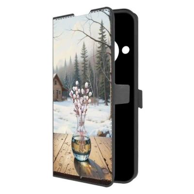 Лот: 25383020. Фото: 1. Чехол Krutoff Eco Book "Верба... Чехлы, бамперы