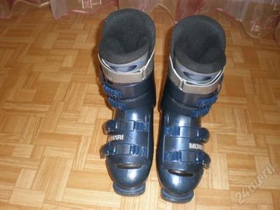 Лот: 636068. Фото: 1. Горнолыжные ботинки, размер 35... Лыжи