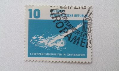 Лот: 7115456. Фото: 1. 1962 ГДР Чемпионат Мира по плаванию... Марки