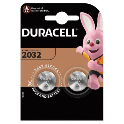 Лот: 20592191. Фото: 1. Duracell CR2032 литиевые 2/BL. Батарейки, аккумуляторы, элементы питания