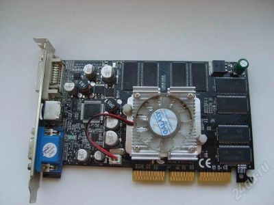 Лот: 51973. Фото: 1. AGP 8x Galaxy GeForce FX 5500... Красноярск