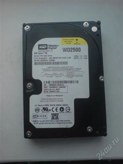 Лот: 1431192. Фото: 1. Western Digital WD2500 WD Caviar... Жёсткие диски (HDD)