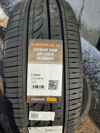 Лот: 18844574. Фото: 1. 235/60 R18 107V Pirelli Formula... Шины