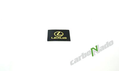 Лот: 14366520. Фото: 1. Нашивка LEXUS черная. Нашивки, шевроны, погоны