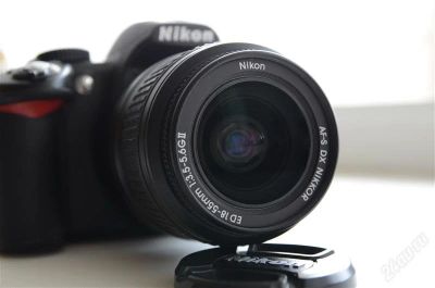 Лот: 2529300. Фото: 1. Фотоаппарат с объективом (Nikon... Цифровые зеркальные