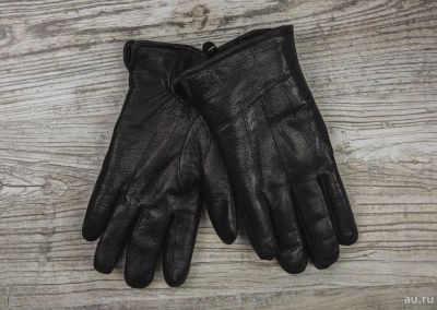 Лот: 6418703. Фото: 1. Мужские кожаные перчатки из натуральной... Перчатки, варежки, митенки