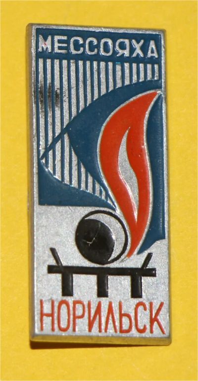 Лот: 6829846. Фото: 1. Знак Мессояха. Норильск. Участнику... Сувенирные