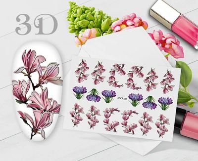 Лот: 11481451. Фото: 1. Слайдер-дизайн 3D - 3DCR107 Malgrat... Украшения, дизайн ногтей