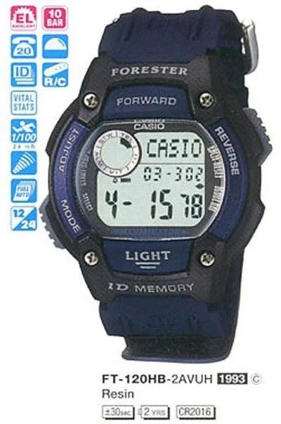 Лот: 15752091. Фото: 1. Часы CASIO Forester FT-120HB-2A... Оригинальные наручные часы
