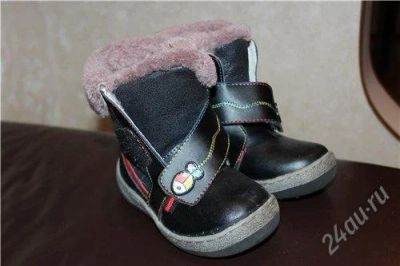 Лот: 2236843. Фото: 1. Зимние сапоги кожа р.29. Сапоги