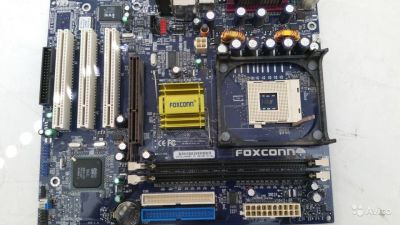 Лот: 6361143. Фото: 1. Материнская плата Foxconn 661MX... Другое (комплектующие)