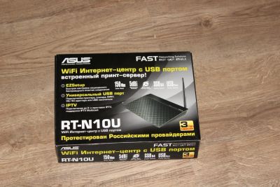Лот: 4569897. Фото: 1. Роутер ASUS Wi Fi RT-N10U. WiFi, Bluetooth адаптеры