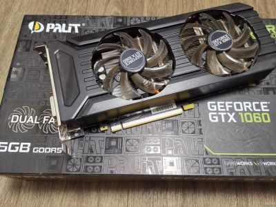 Лот: 18002862. Фото: 1. Видеокарта GTX 1060 6Gb Palit... Видеокарты