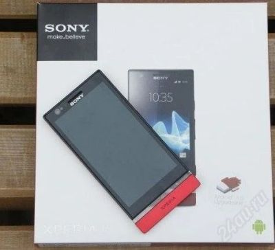 Лот: 2750908. Фото: 1. Новый Sony Experia P. Гарантии... Смартфоны
