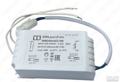 Лот: 15676353. Фото: 1. ЭПРА 36 eco для панели светодиодной... Комплектующие