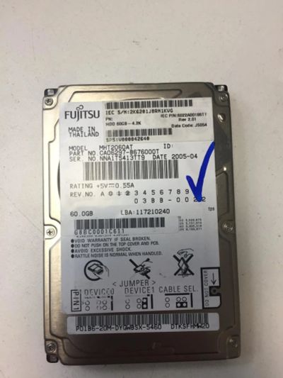 Лот: 11471384. Фото: 1. HDD жесткий диск для ноутбука... Жёсткие диски (HDD)