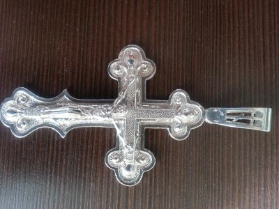 Лот: 7234992. Фото: 1. Серебро (крест). Цепочки