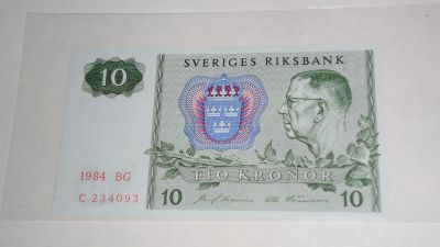 Лот: 20676839. Фото: 1. Швеция , 10 крон , 1984 г. , Unc... Европа