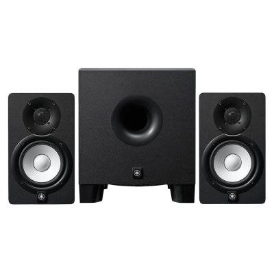 Лот: 14325295. Фото: 1. Колонки Yamaha HS5 и сабвуфер... Активные акустические системы