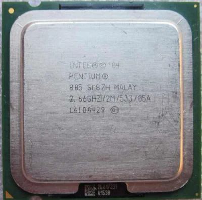 Лот: 3562807. Фото: 1. Двухядерныйй Intel Pentium 805... Процессоры